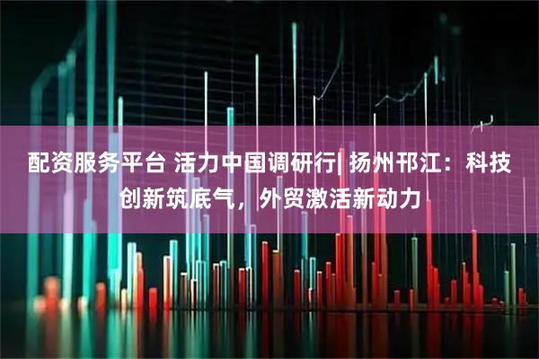 配资服务平台 活力中国调研行| 扬州邗江：科技创新筑底气，外贸激活新动力